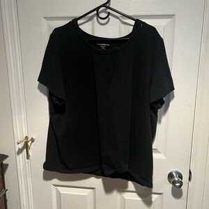 Croft & barrow black shirt size 3X